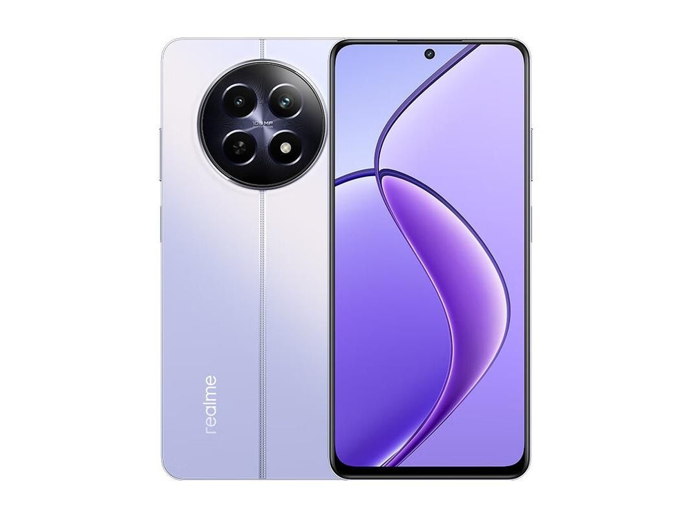 realme Смартфон realme 12Собственный русский, Google, NFC 12/512 ГБ, пурпурный  #1