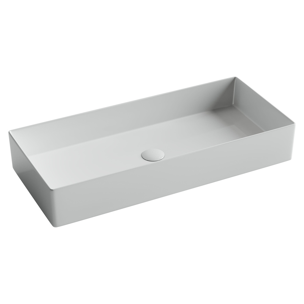 Накладная раковина Ceramicanova Element CN6072, 80 см, прямоугольная ...