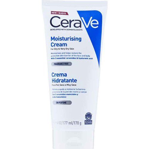 CeraVe увлажняющий крем для сухой и очень сухой кожи лица и тела Moisturizing Cream, 177мл  #1