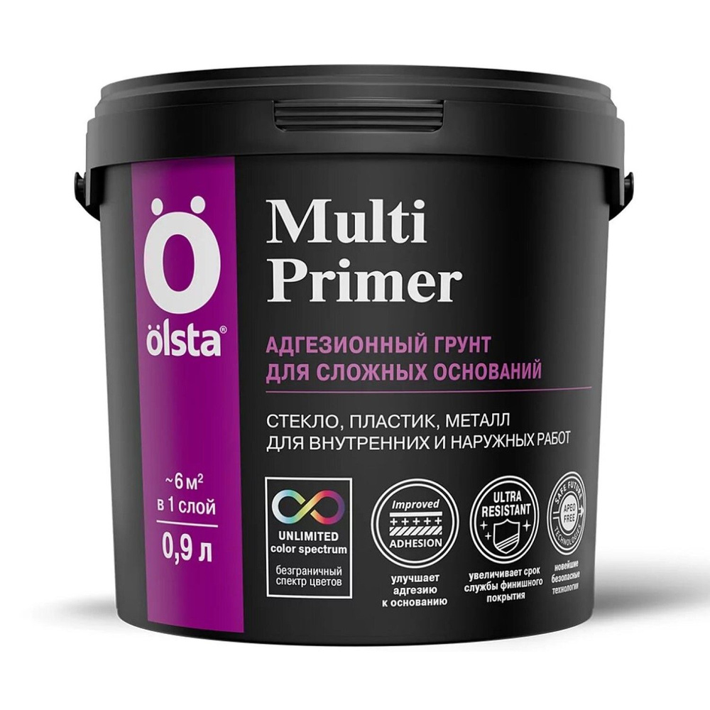 Грунт для сложных оснований Olsta Multi Primer (0,9л) #1