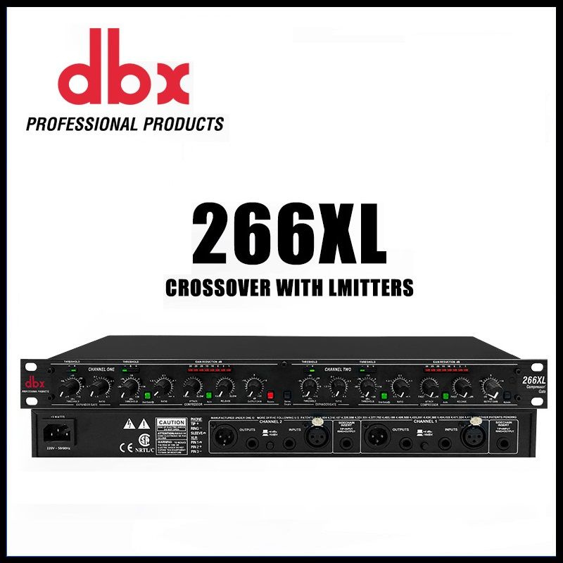 DBX 266XL Ограничитель сжатия, предотвращение свистания сигнала, двухканальный  #1