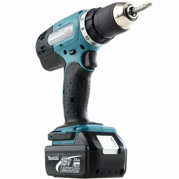 Аккумуляторная дрель-шуруповерт Makita DDF453RFE #1