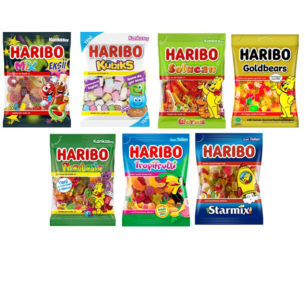 Мармелад Жевательный Haribo Набор Вкусов 7 шт #1