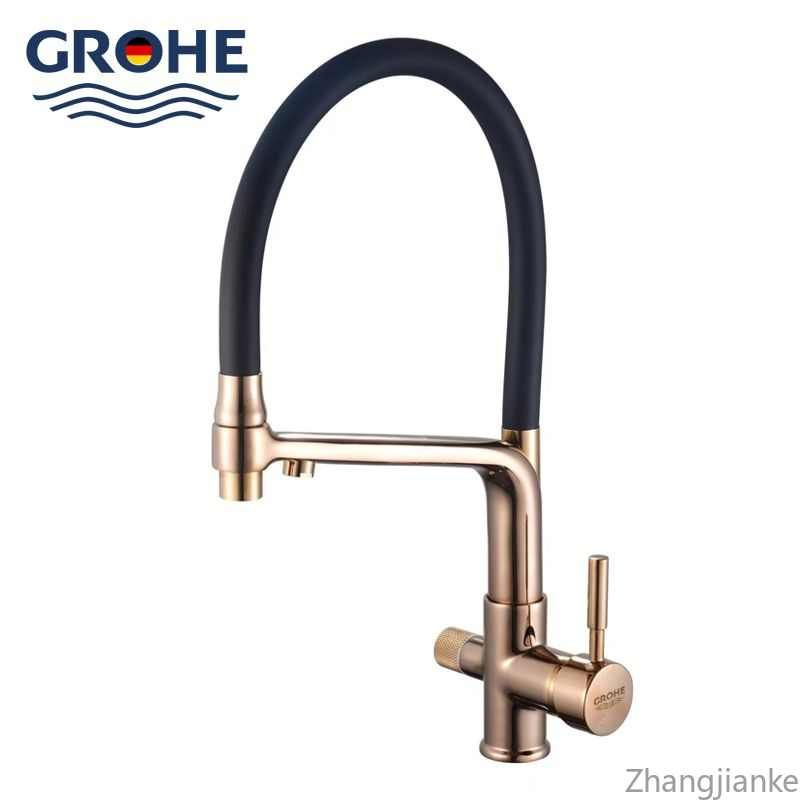 Кухонный смеситель/GROHE/Кухонный смеситель с фильтром для питьевой воды/Кухонный смеситель с гибким #1