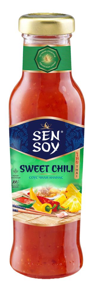 Sen Soy Соус Чили Ананас CHILI PINEAPPLE стекло 320г #1