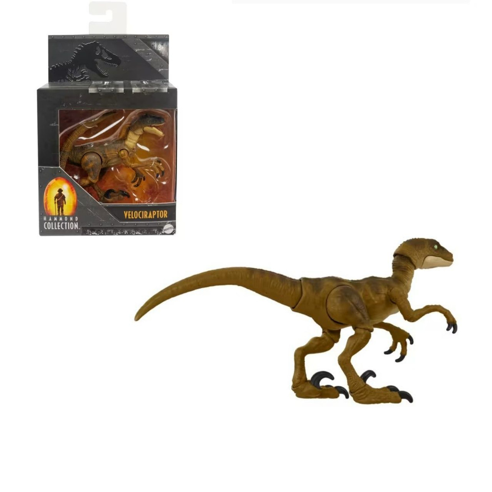 игрушки mattel фигурки Jurassic World Hammond Collection Human Or Dinosaur Figures, 8 Year Olds To Adult #1