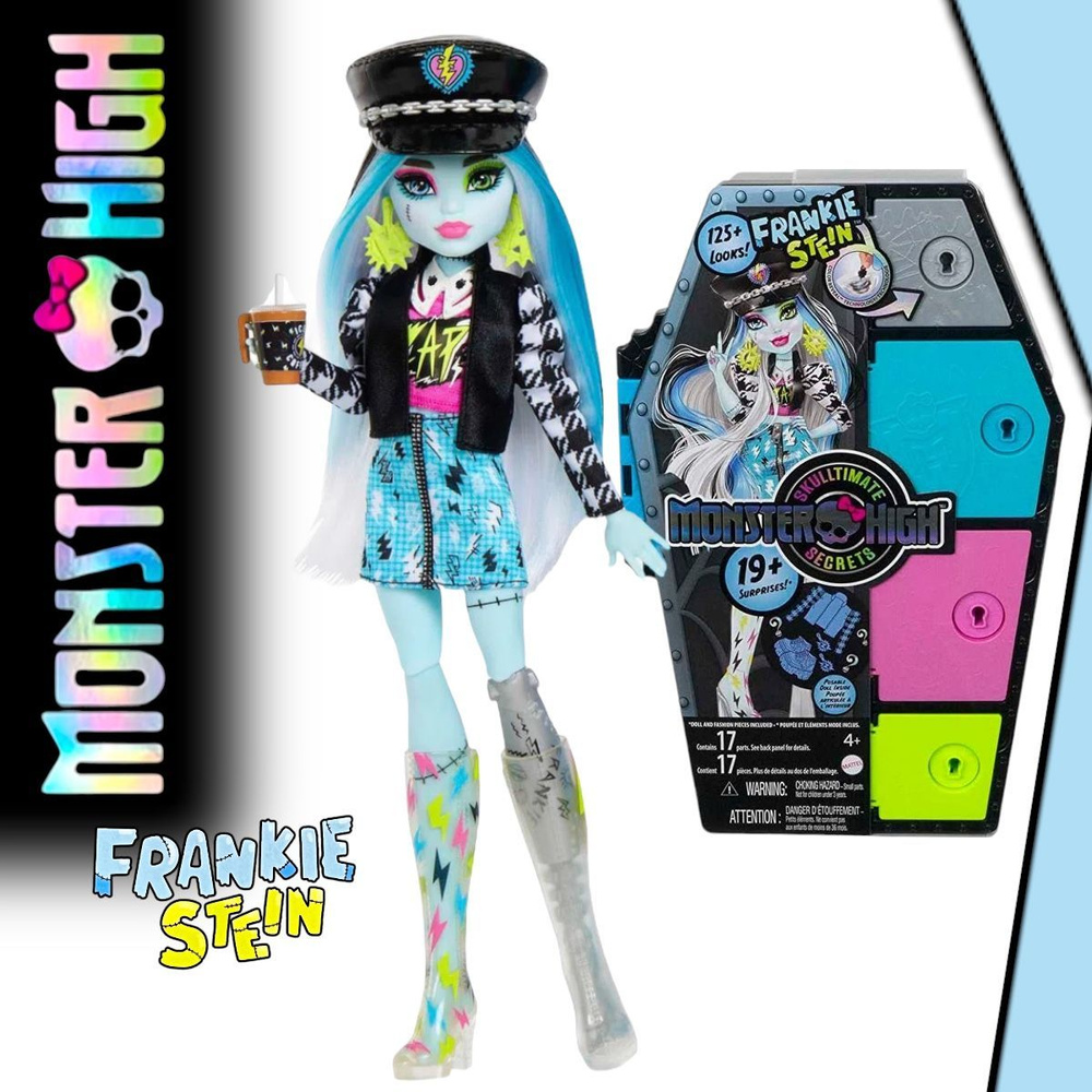 Кукла Monster High Frankie Stein - Монстр Хай Страшные секреты Фрэнки Штейн HKY62  #1