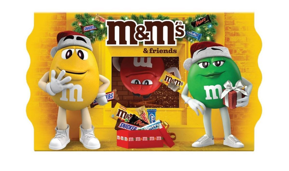 Сладкий новогодний подарок M&M's Камин, 394г #1