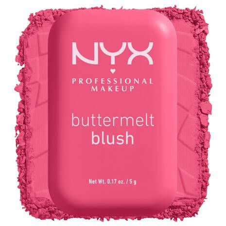 NYX Professional Makeup Buttermelt Blush, Кремово-розовые пудровые румяна  #1