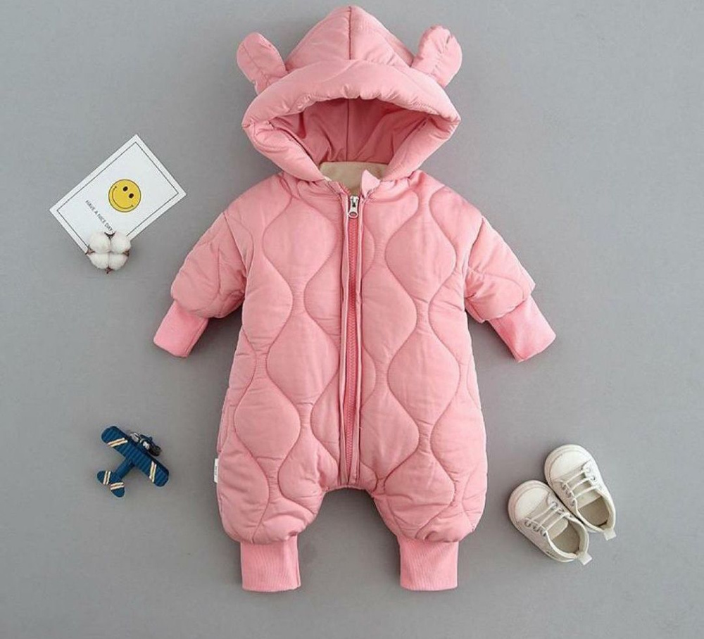 Комбинезон для малышей Девочки, размер 90 розовый купить c доставкой на ...