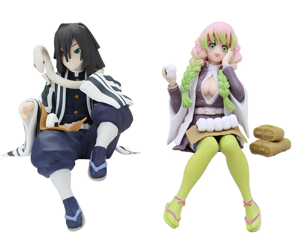 Набор фигурок Клинок рассекающий демонов Мицури Канроджи, Обанай