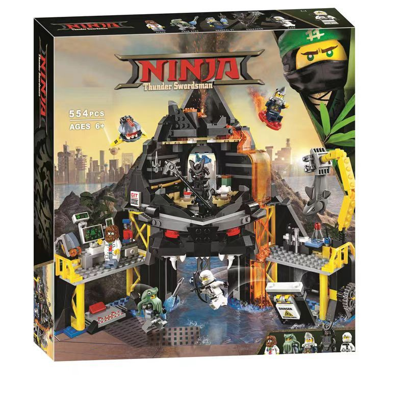 Конструктор LEGO Ninjago Movie 70631 Garmadon's Volcano Lair (Логово Гармадона в жерле вулкана) 2018 #1