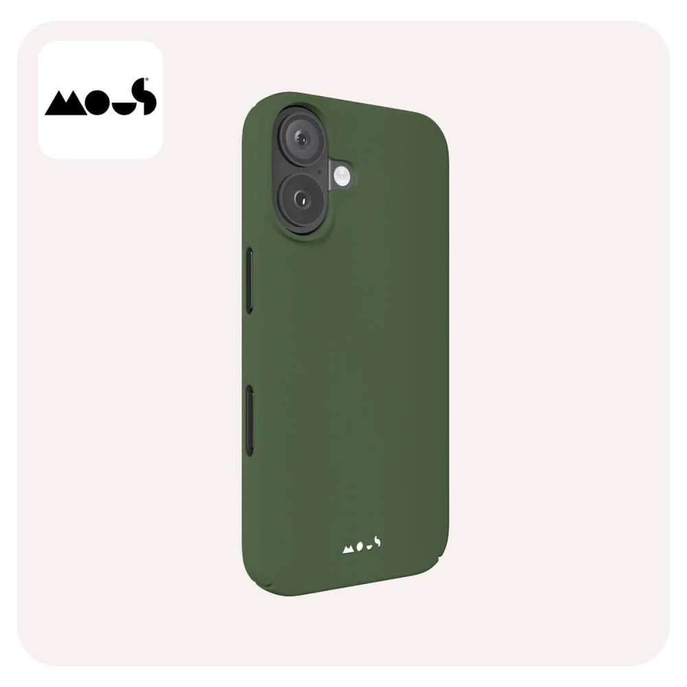 Mous Iphone 16 Super Thin MagSafe Зеленый (Forest Green) чехол