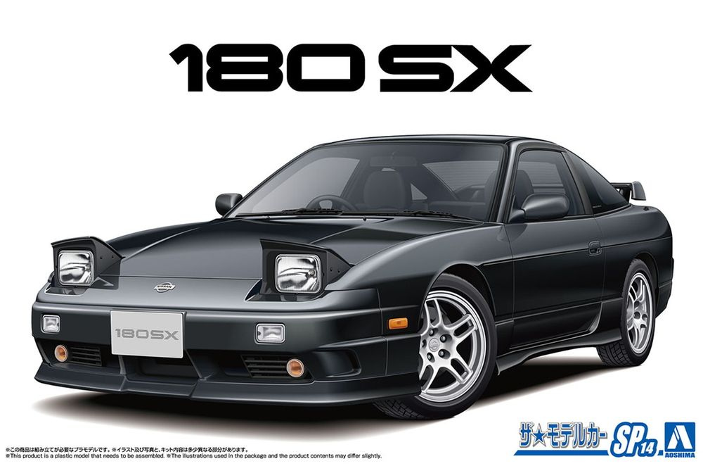 管A191106-0103 180SX RPS 13 ターボ 中期 シルビア S13 フロント フェンダー 右 326 白系 (26) 1⁄24 Nissan Rps13 180Sx Type X \u002796