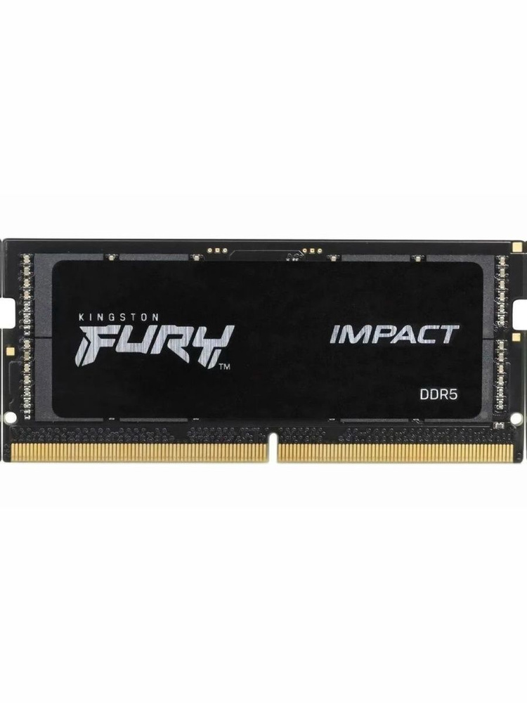 Kingston Fury Оперативная память Impact DDR5 6400 МГц DDR5, 6400 МГц, 1 x 16 ГБ (KF564S38IB-16) #1