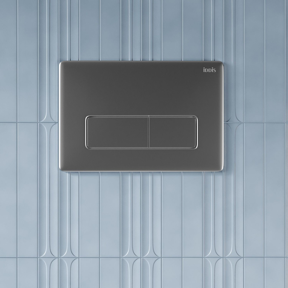 Клавиша смыва для инсталляции, пневматическая, матовый хром, IDDIS, Profix Air, PRA80M0i77 #1
