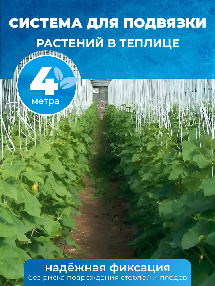 Система для подвязки растений в теплице 4м #1