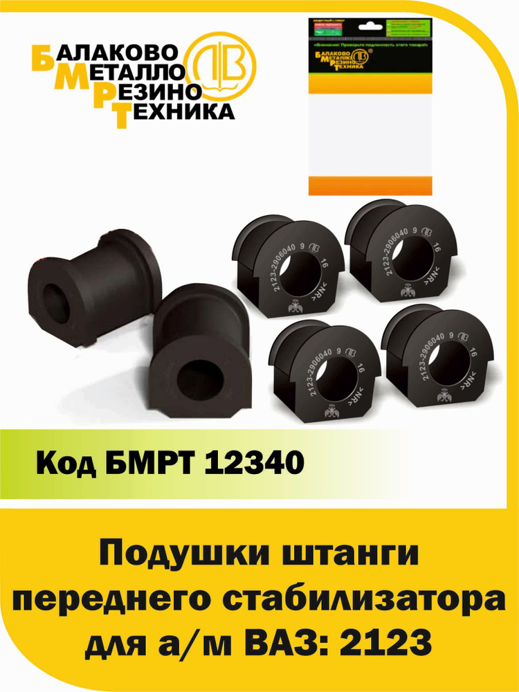 Подушка штанги стабилизатора ВАЗ 2123 -2906046Р переднего