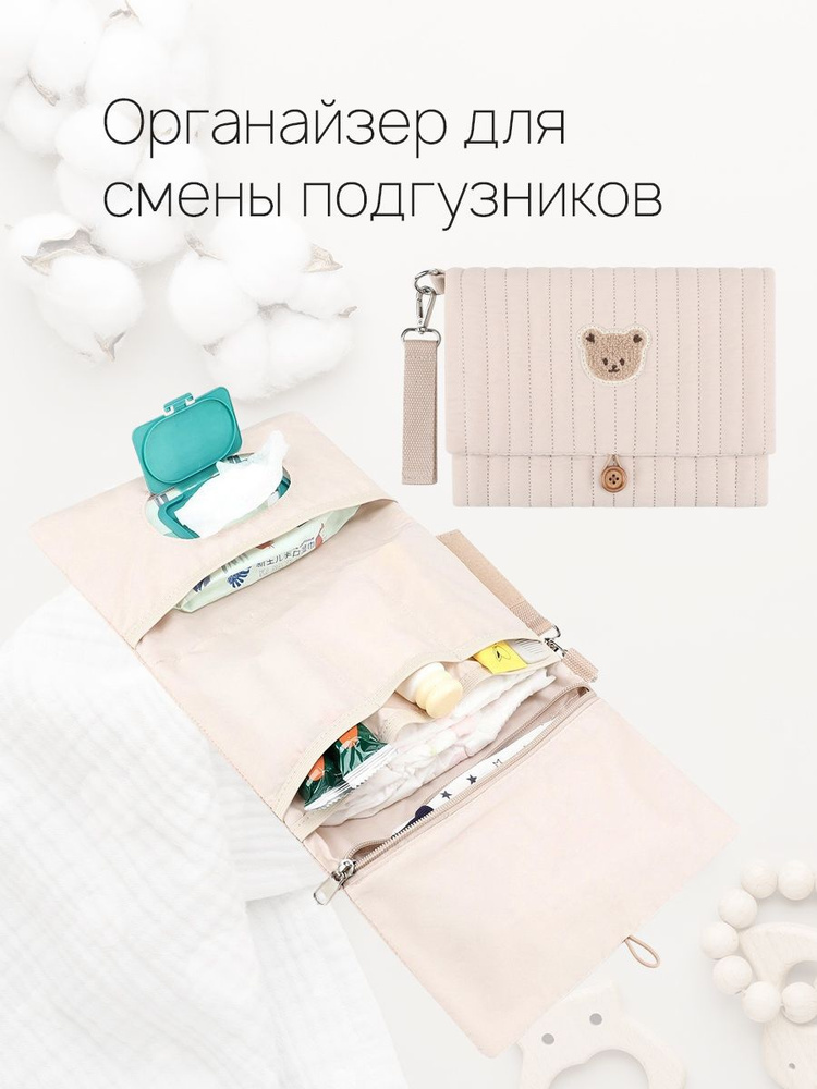 Органайзер косметичка для подгузников и салфеток #1
