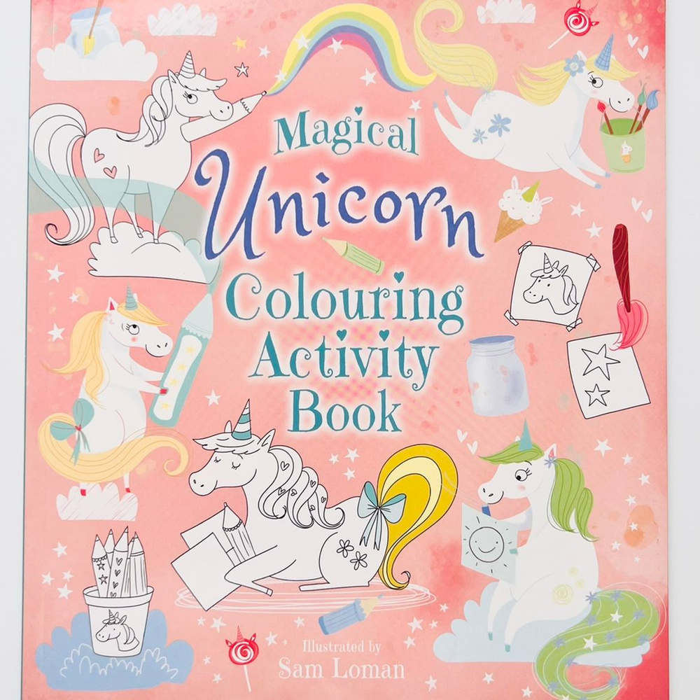 Colouring activity book/ Детская развивающая книжка-игра #1