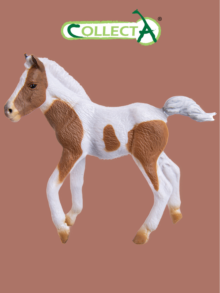 Фигурка Коллекта лошадь Жеребенок Дартмурский пятнистый, 88735b #1