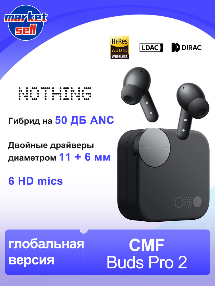 Внутриканальные Внутриканальные Nothing CMF Buds Pro 2