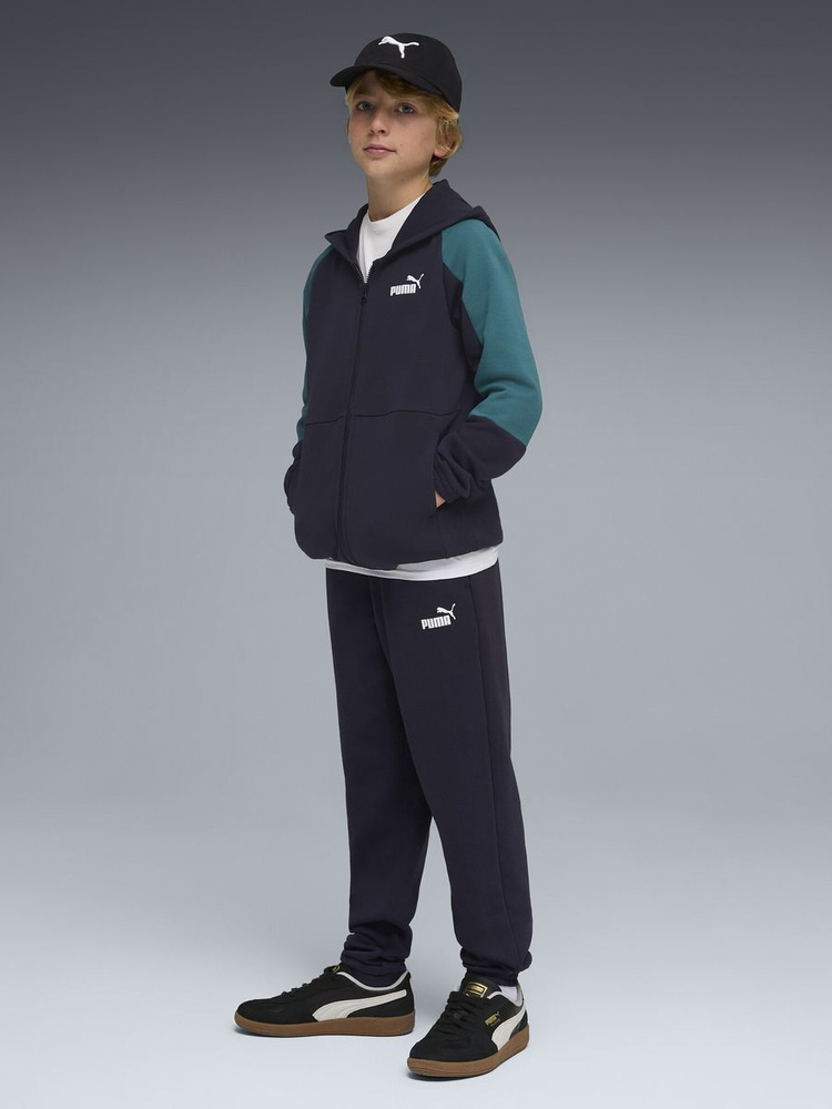 Костюм спортивный PUMA ESS BLOCK Hooded Full-Zip Sweat Suit TR B #1