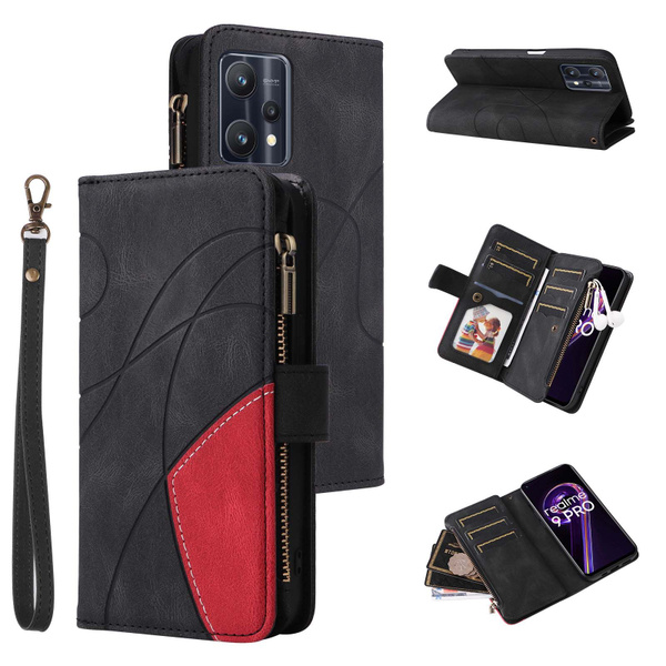 Protezione dello schermo del telefono Custodia Sottile Compatibile con Oppo Realme 9 Pro/Realme V25/Realme 9 5G/Oneplus Nord CE 2 Lite 5G Custodia a Portafoglio con Porta Carte, Cover Floreale in Rili