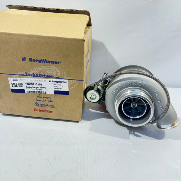 Турбокомпрессор НЕФАЗ Евро-5 дв.820.60 газ правый (125989811) (Schwitzer) (BorgWarner)!!!!