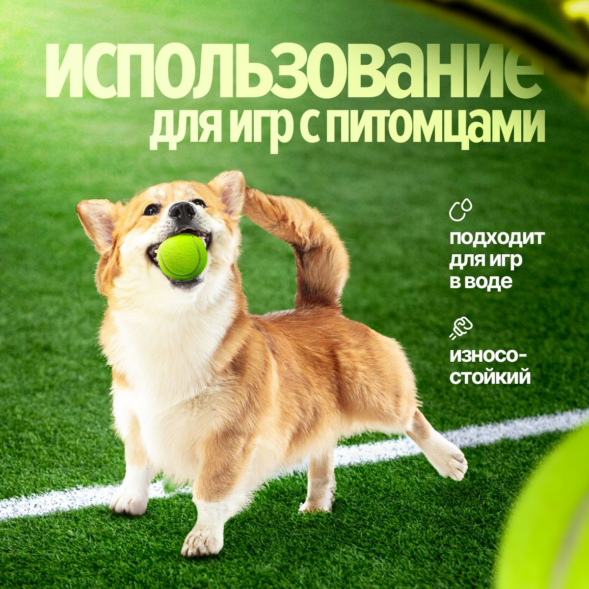 PUMPER Мяч теннисный, 1 шт купить на OZON по низкой цене (1699020167)