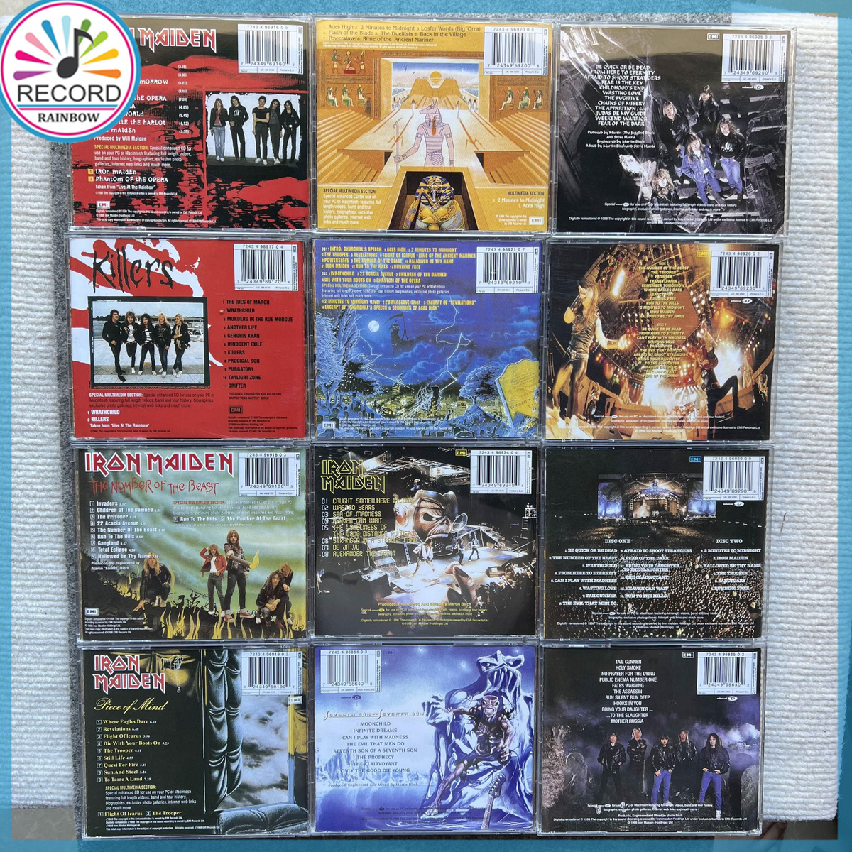 Iron Maiden Eddie's Box Set 1998 15CD настоящий Герметичная упаковка ...