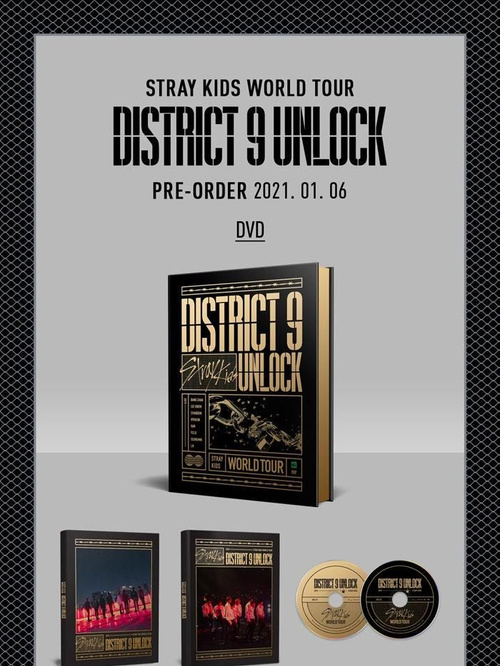 товары STRAY KIDS - WORLD TOUR (DISTRICT 9 : UNLOCK) IN SEOUL DVD
