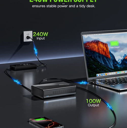 Внешняя видеокарта GMKtec AD-1 GPU 2025, AMD Radeon 7600M XT 8 ГБ