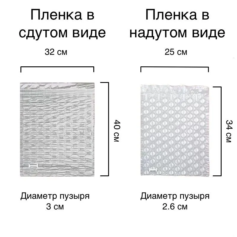 Защитная упаковка (пленка) "Воздушные пузыри" (2 см), 2.6, фото 2
