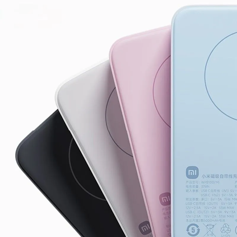 Xiaomi Magnetic Power Bank With Cable USB-C 10000mAh 33W