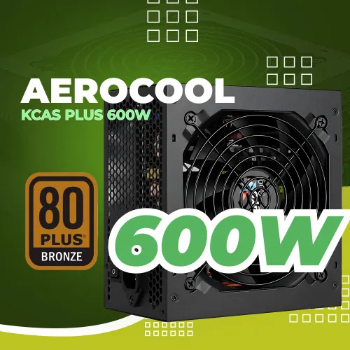 Блок питания для ПК AeroCool Retail KCAS-600W Plus 600W