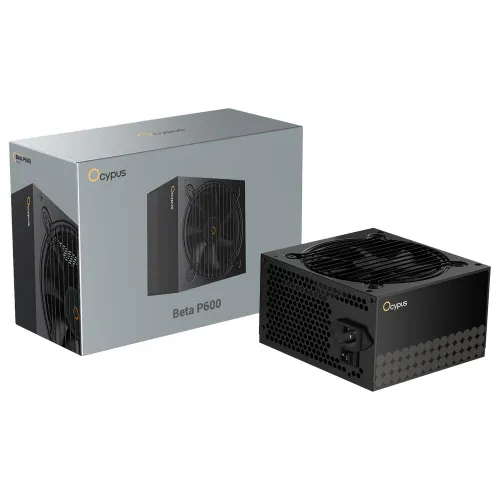 Блок питания 600W Ocypus Beta P600 BK (ATX, APFC, 20+4 pin, 120mm fan, PCI-E 6+2Px2, 3xSATA) (Beta-P