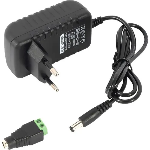 8830 Mollusk-VRK 12/1 источник питания 12В, 1А. Сетевой диапазон 110-245В встр. вилка