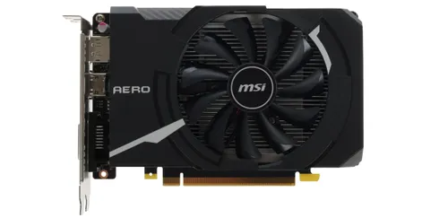 MSI Видеокарта GeForce GTX 1050 Ti MSI AERO ITX 4 ГБ (1050ti MSI AERO 4GB GDDR5)