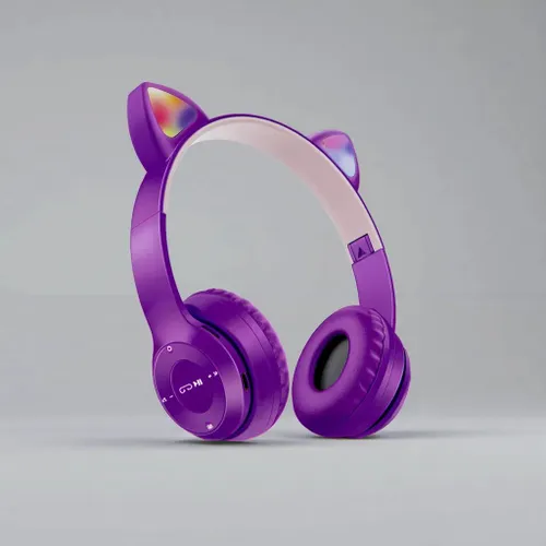 Наушники беспроводные, фиолетовый