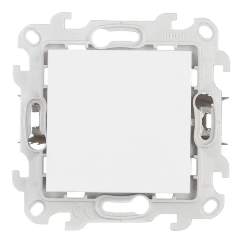 Переключатель Simon 24 Harmonie проходной одноклавишный встраиваемый белый 2420201-030