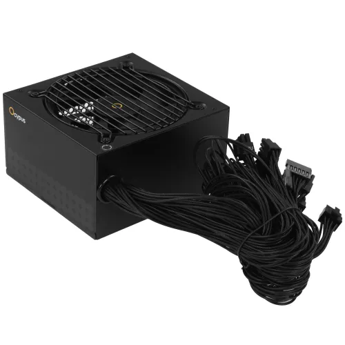 Блок питания 650W Ocypus Gamma P650 BK (ATX, 80+, APFC, 20+4 pin, 120mm fan, PCI-E 6+2Px4, 6xSATA) (
