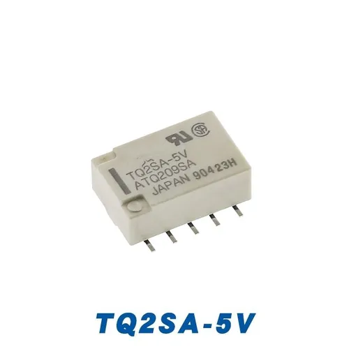 Реле TQ2SA-5V 10 пинов 1А 2 размыкающих + 2 замыкающих контакта