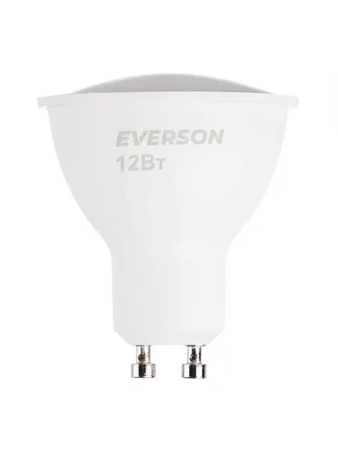 Светодиодная лампа 12 Вт GU10 холодный свет