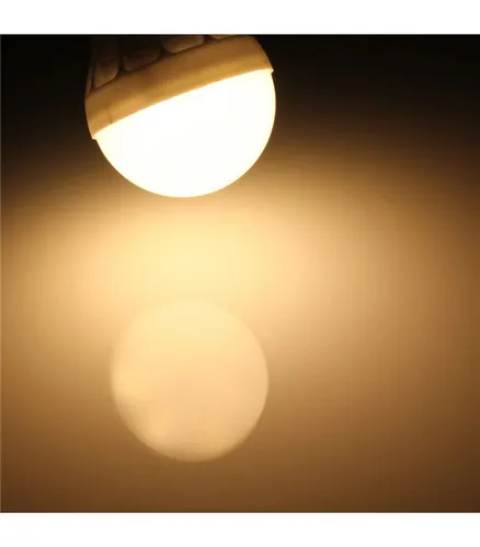 Лампочка светодиодная, цоколь E27, 5Вт. Цвет свечения теплый белый. 1штука