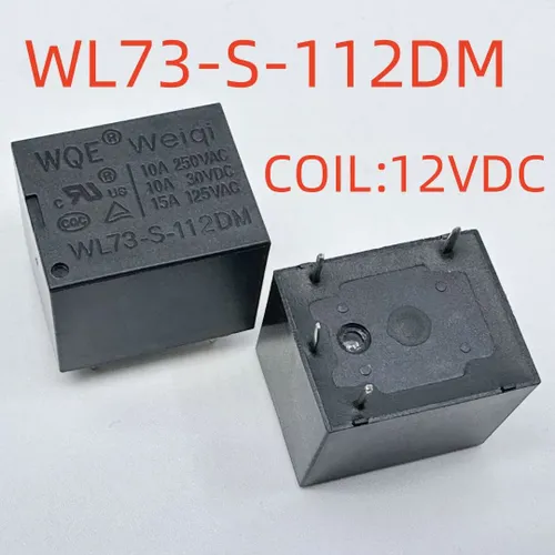 3pcs Электромеханическое реле WL73-S-112DM 4-контактное 10A