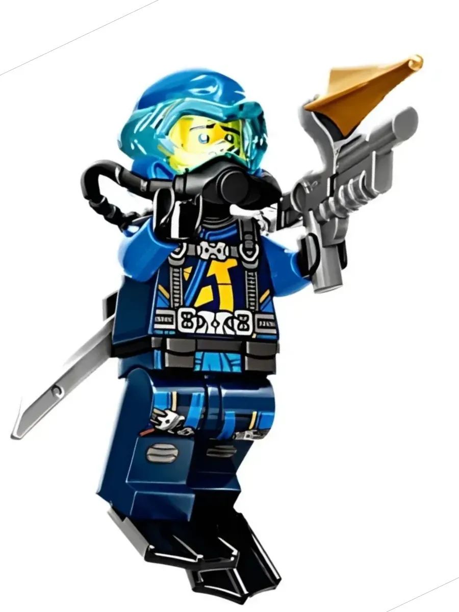 Фигурка Джей в костюме глубоководного дайвера / Ниндзяго / Минифигурка Ninjago