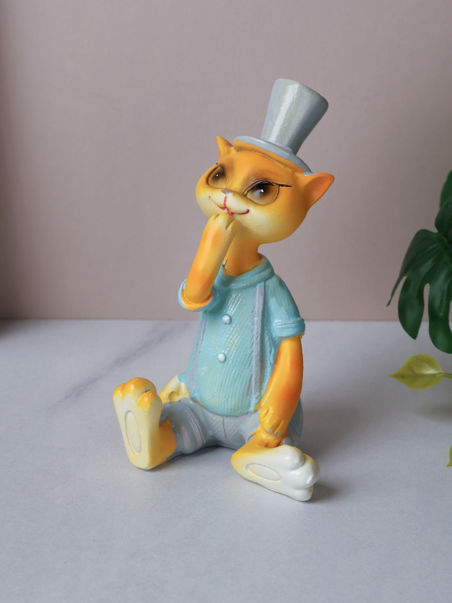 Статуэтка Кошка, полистоун, 7,1 х 5,8 х 12 см — фото 4