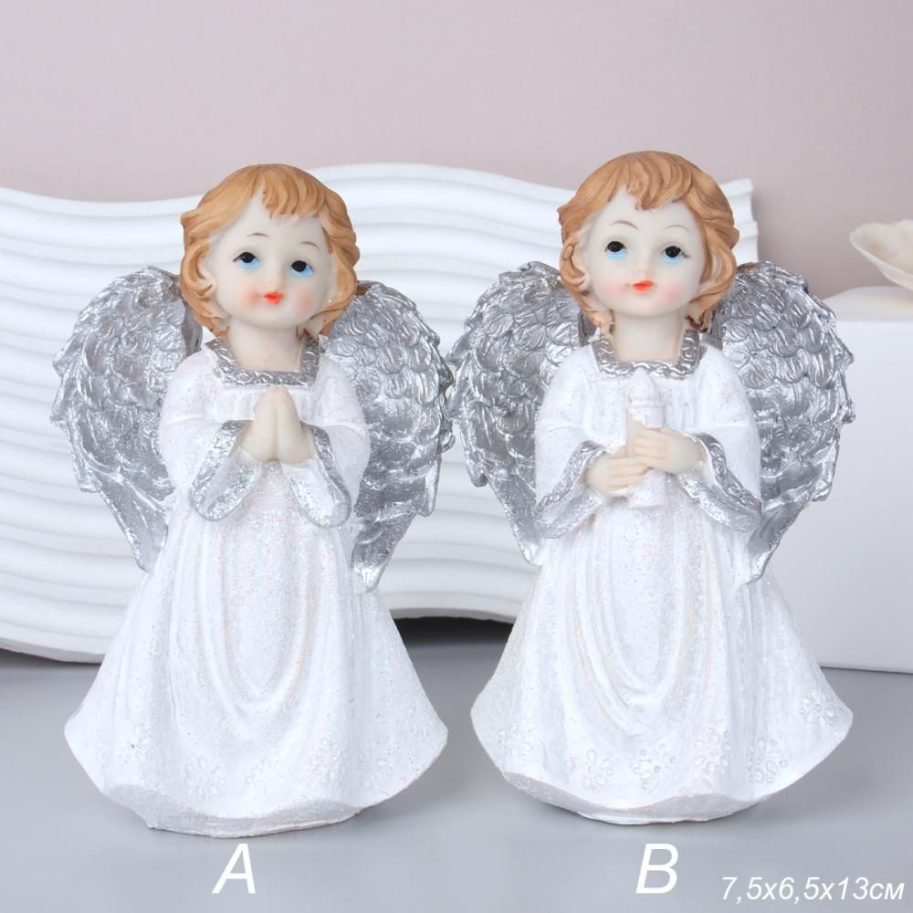 Декоративная фигурка Ангел, полистоун, 10 см