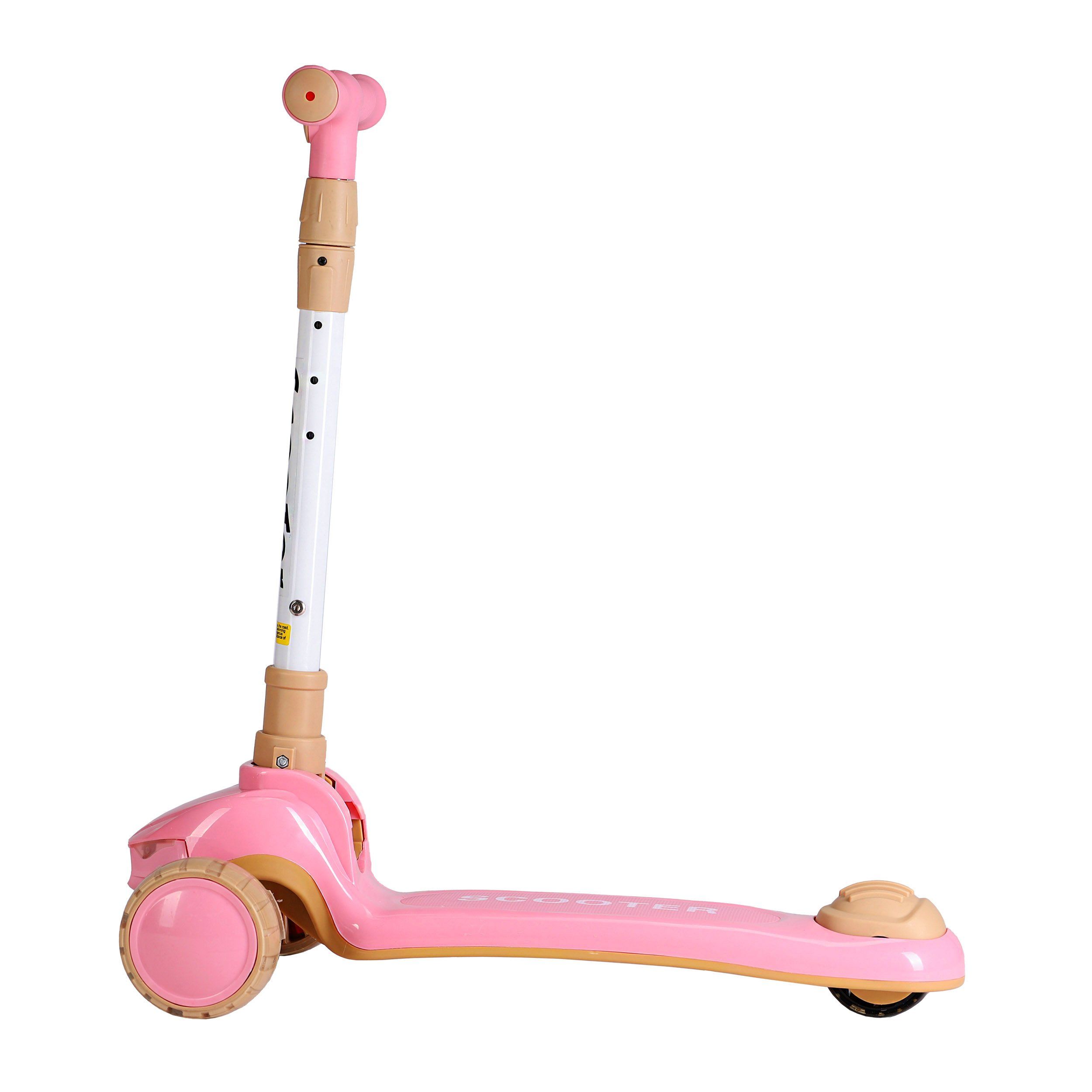 Самокат 3-х колесный SCOOTER Super car, розовый Самокат 3-х колесный SCOOTER Super car, розовый